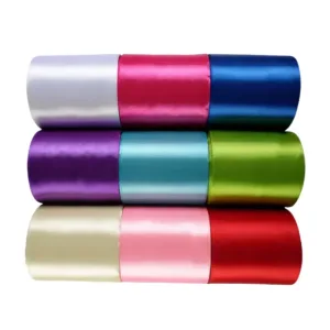 4 inch wide satin ribbon