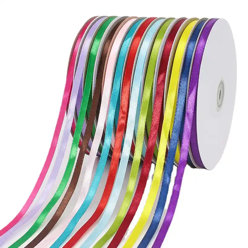 Wholesale 5mm Satin Ribbon for Gift Packaging Crafts Hair Accessories