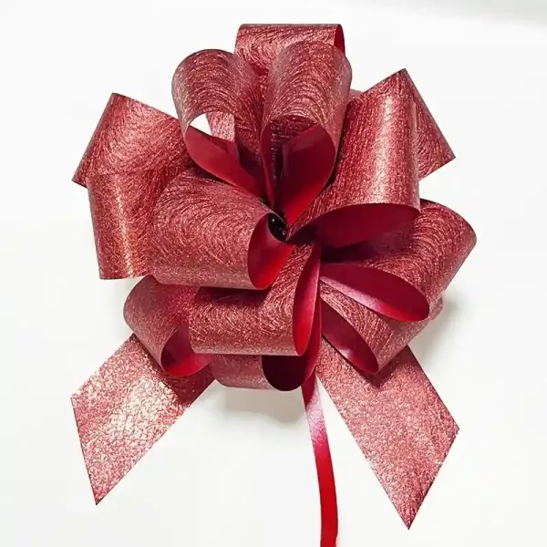Pull String Bow Holographic Ribbon Christmas Wedding Gifts PP - Image 4