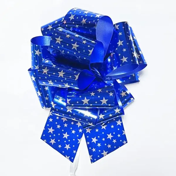Pull String Bow Holographic Ribbon Christmas Wedding Gifts PP - Image 3