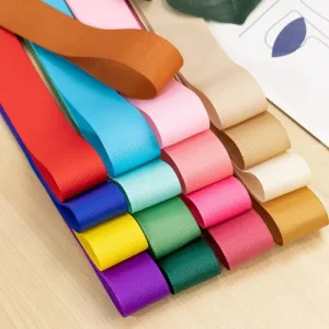 Solid grosgrain ribbon wholesale