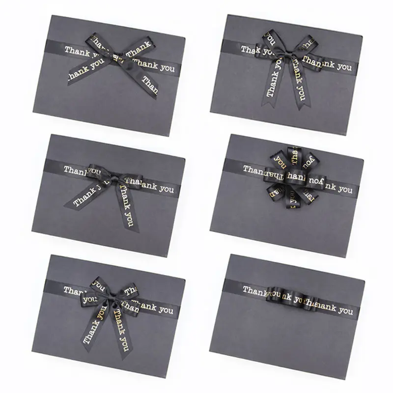 black gift bows and ribbon
