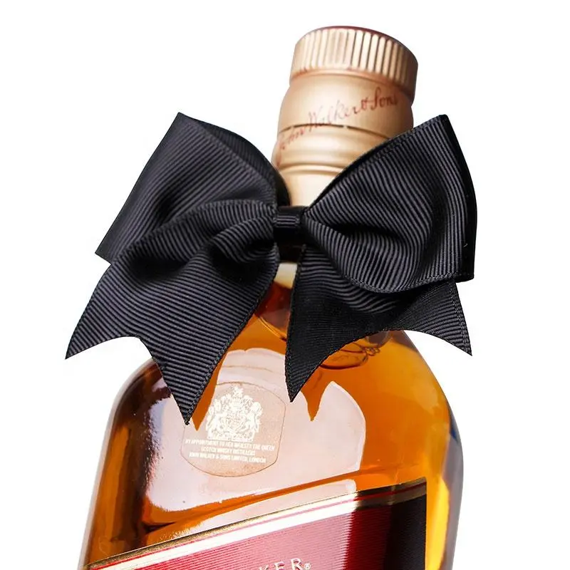 black ribbon bow