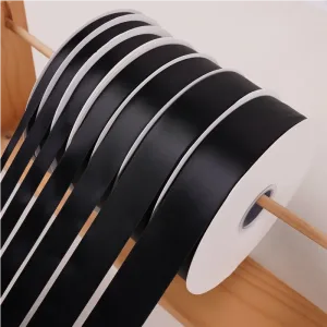 black satin ribbon