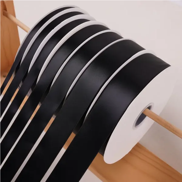 black satin ribbon