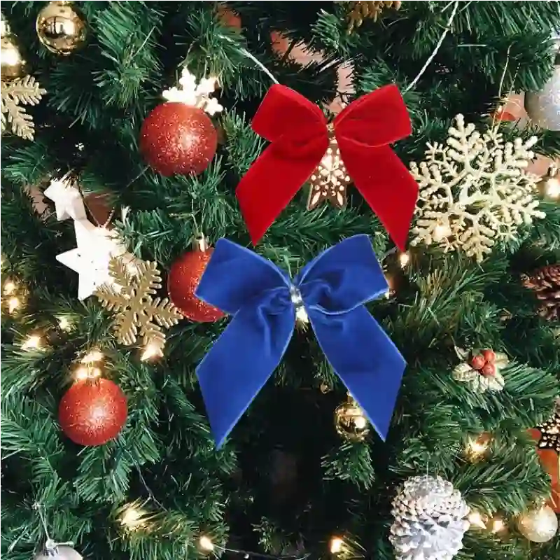 blue ribbon bow