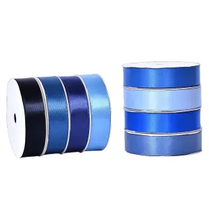 blue satin ribbon