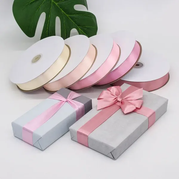 pink satin ribbon