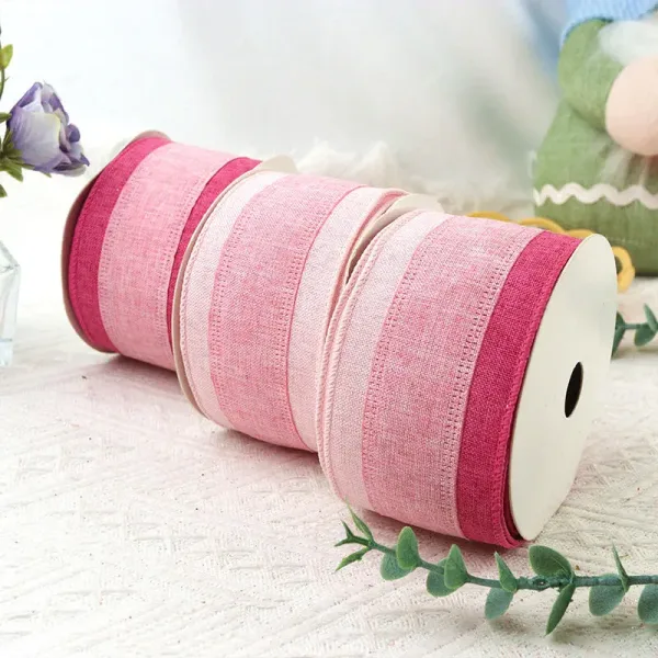 Pink Velvet Christmas Ribbon for Gift Wrapping & DIY Decor