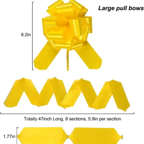 Pull Bows 6 Inch Mixed Colors - Wedding, Birthday, Party Favors - Image 3