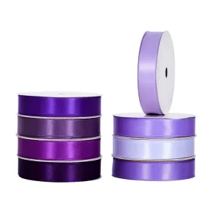 purple satin ribbon
