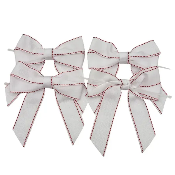 White Ribbon Bow