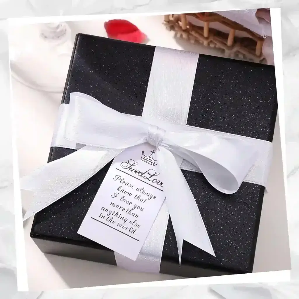 white satin ribbon