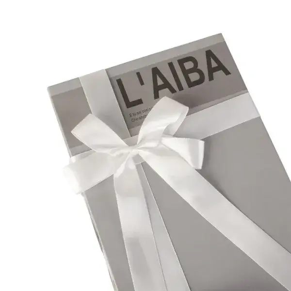 White Satin Ribbon - Custom Polyester Ribbon (Single/Double) - Image 3