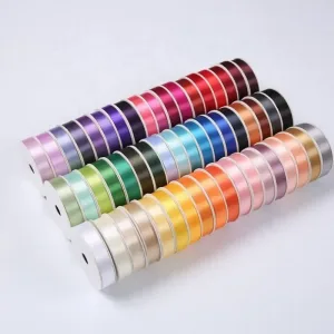 Wholesale Satin Ribbon Suppliers 10mm-100mm Christmas Gift Packing