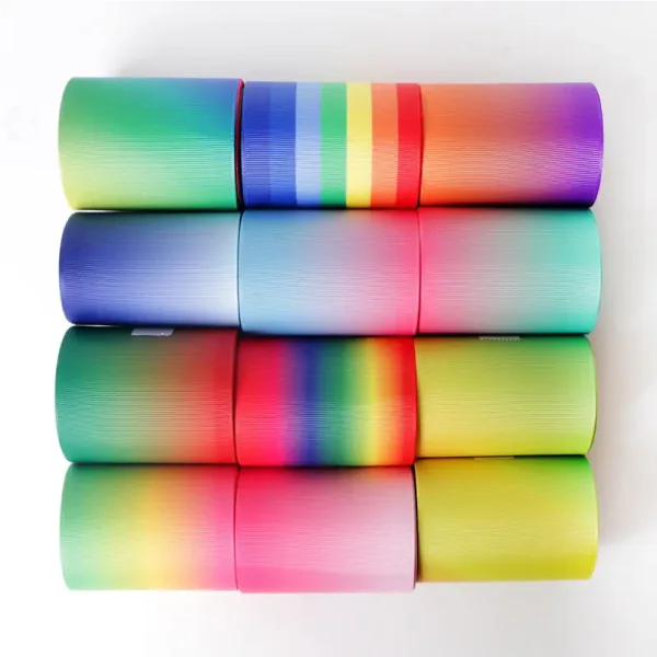 Wide Rainbow Ribbon 3 Inch 75mm Grosgrain Decorative Crafts Supplies - Image 4