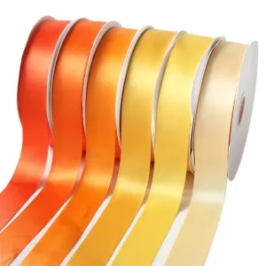 yellow satin ribbon