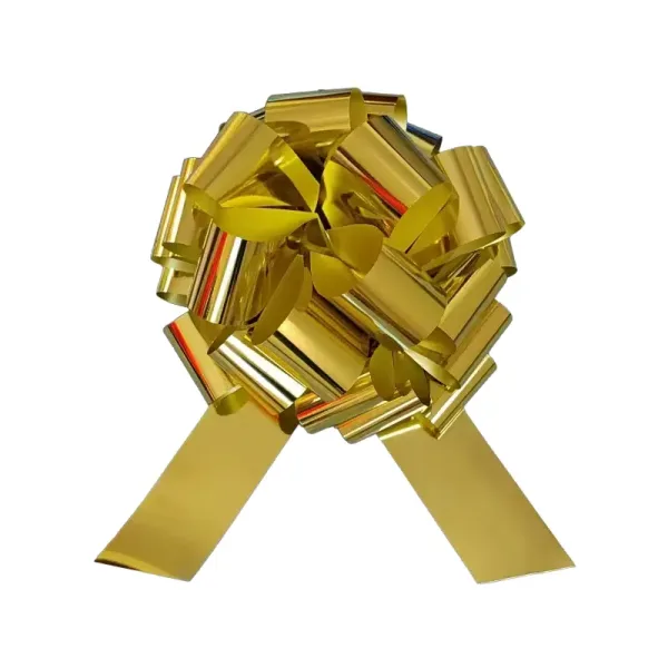 Luxury Car Gift Ribbon Bow - 18 Inches Gold Elegance