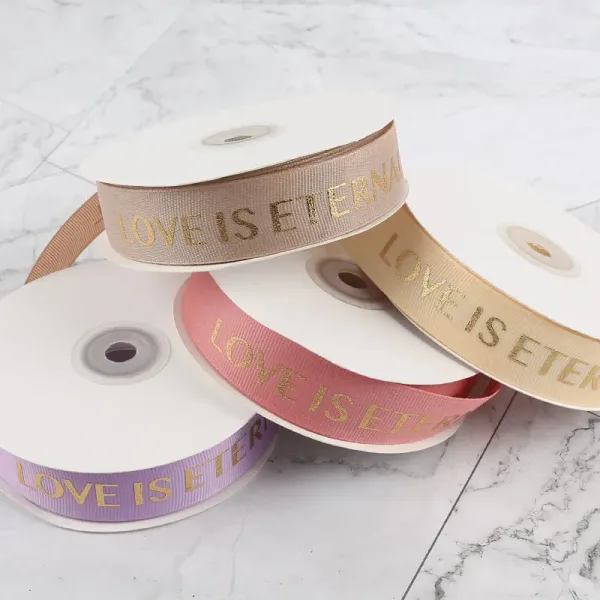 Custom Printed Grosgrain Ribbon Wholesale - Bulk Deals!