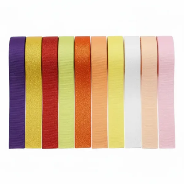 Glitter Grosgrain Ribbon - Wholesale Elegance