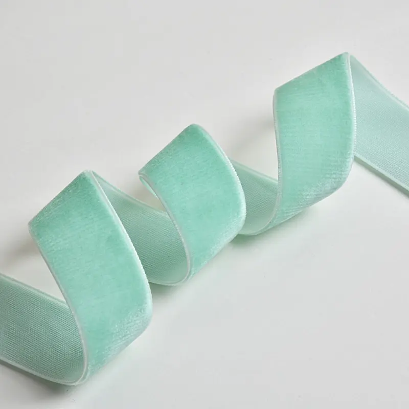 Mint Green Velvet Ribbon - Wholesale Deals!