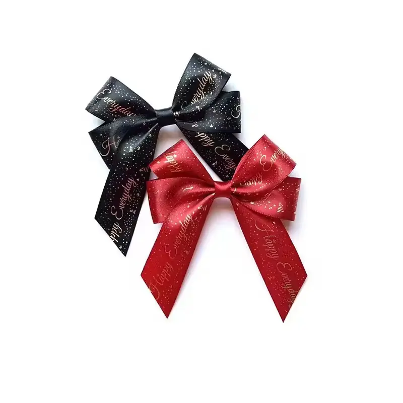 Custom Personalized Ribbon Bows - Elegant Handmade Satin