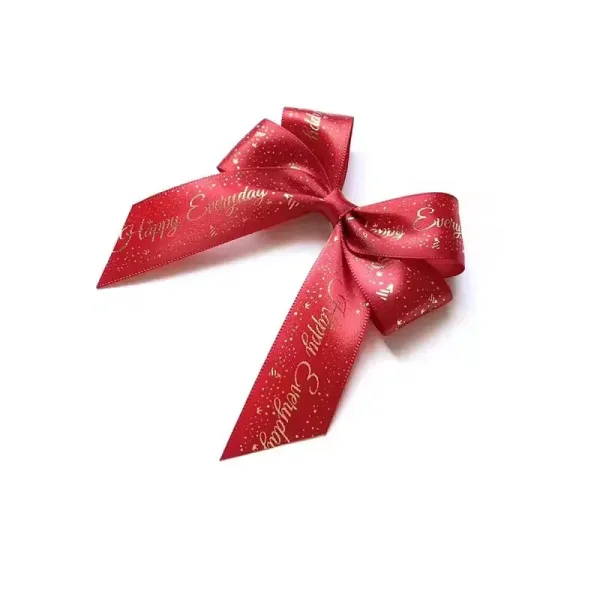 Custom Personalized Ribbon Bows - Elegant Handmade Satin