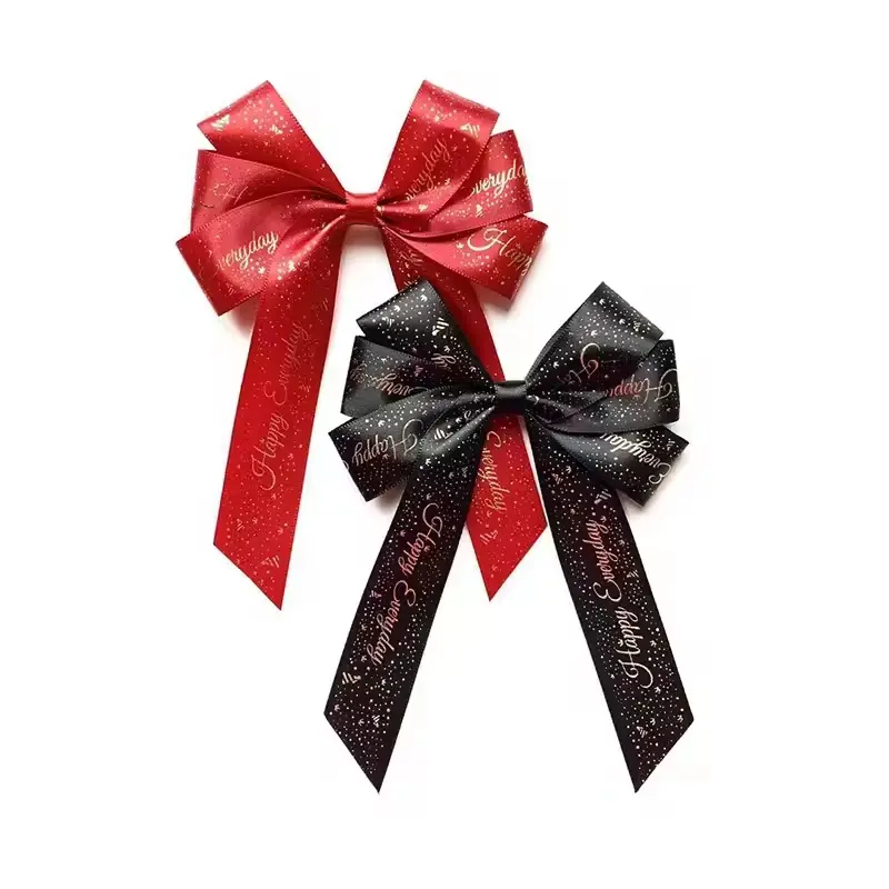 Custom Personalized Ribbon Bows - Elegant Handmade Satin