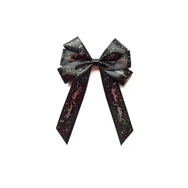Custom Personalized Ribbon Bows - Elegant Handmade Satin