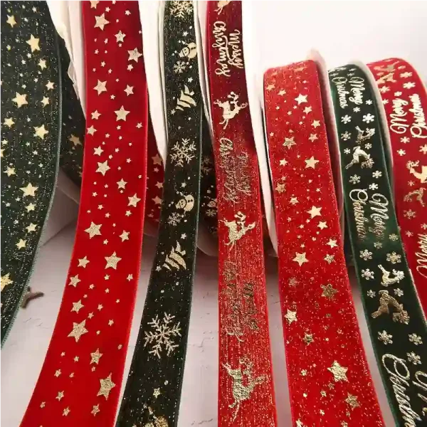 Custom Printed Velvet Ribbon - Luxury Gift Packaging Solutions
