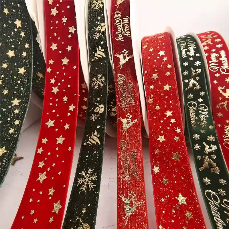 Custom Printed Velvet Ribbon - Luxury Gift Packaging Solutions