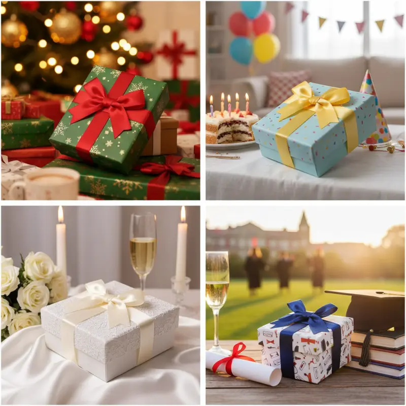 ribbon bow for gift box 5