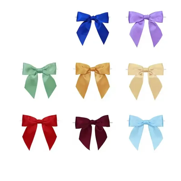Vibrant Ribbon Tied Bows, 50+ Colors, Wholesale Deals - Image 2