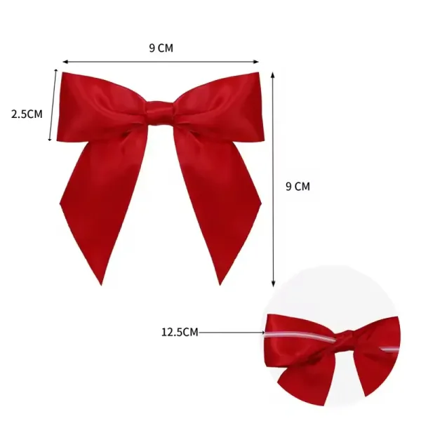Vibrant Ribbon Tied Bows, 50+ Colors, Wholesale Deals - Image 3