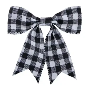 Simple Bow with Wired Ribbon - Elegant Christmas Tree Topper