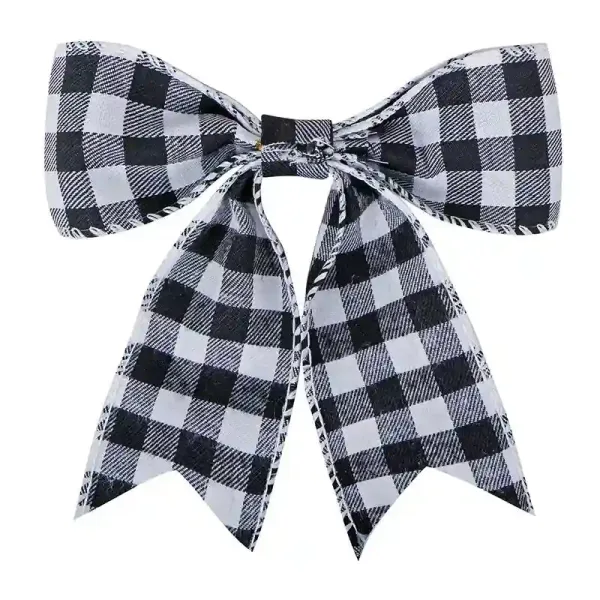 Simple Bow with Wired Ribbon - Elegant Christmas Tree Topper