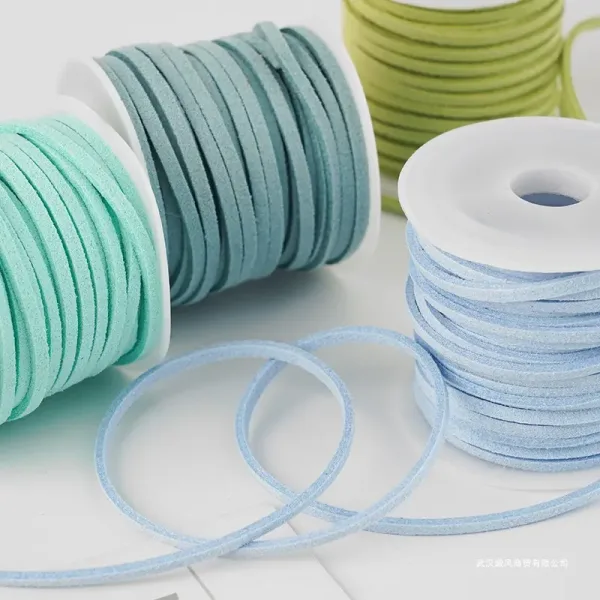 Premium Suede Ribbon - Double-Sided Faux Fur for DIY Crafts