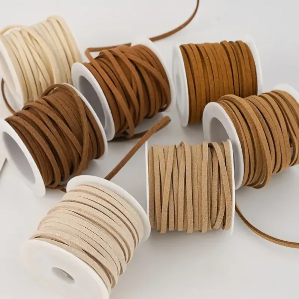Premium Suede Ribbon - Double-Sided Faux Fur for DIY Crafts