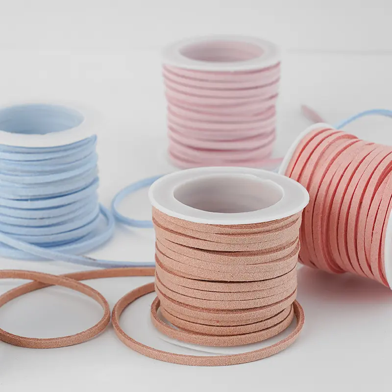 Premium Suede Ribbon - Double-Sided Faux Fur for DIY Crafts