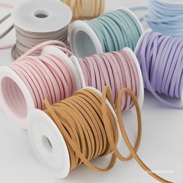 Premium Suede Ribbon - Double-Sided Faux Fur for DIY Crafts