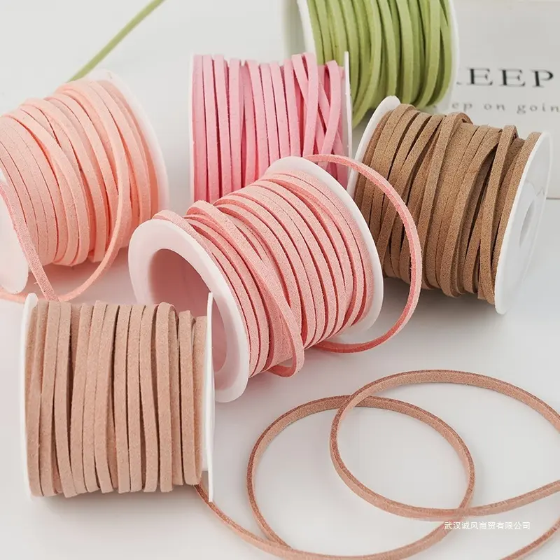 Premium Suede Ribbon - Double-Sided Faux Fur for DIY Crafts