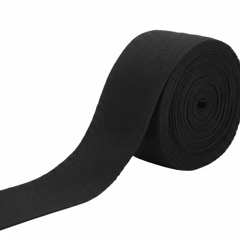 black cotton ribbon