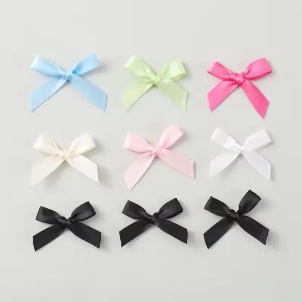bow tying with ribbon