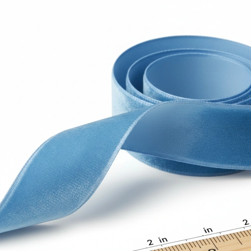 light blue velvet ribbon