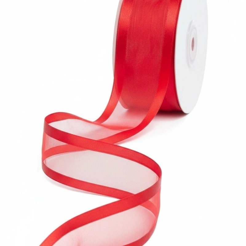 organza ribbon with satin edge