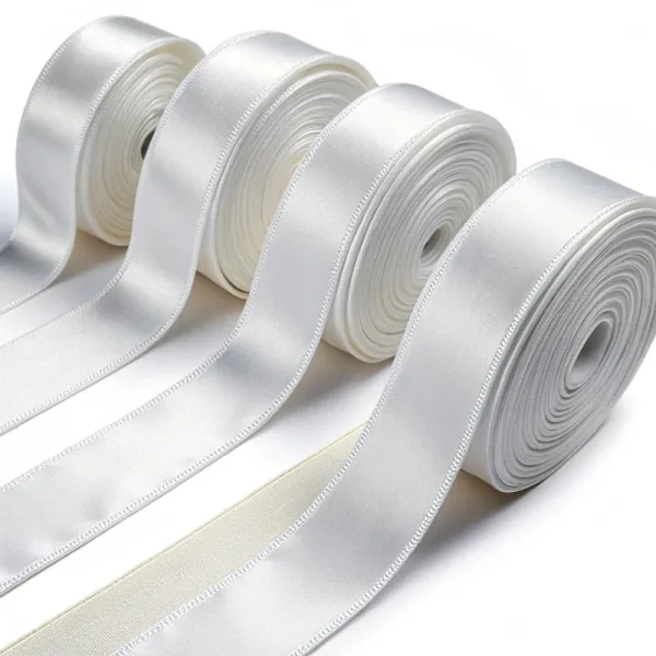 white satin ribbon