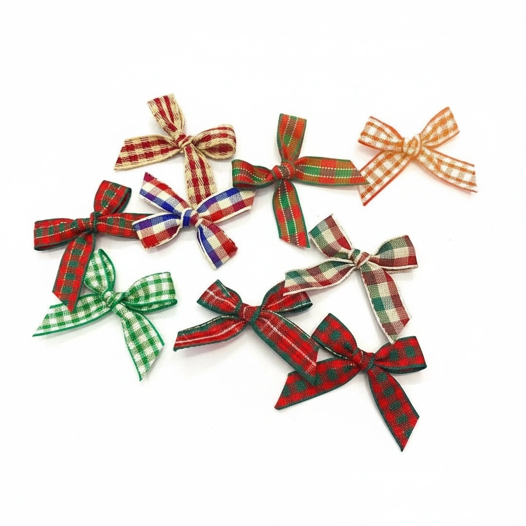 Mini Christmas Plaid Bows