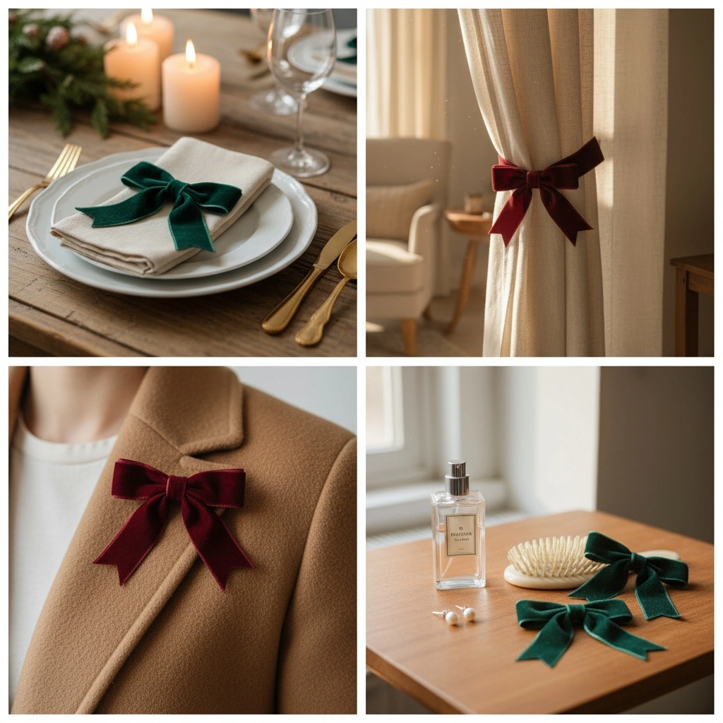 Velvet Christmas Bows