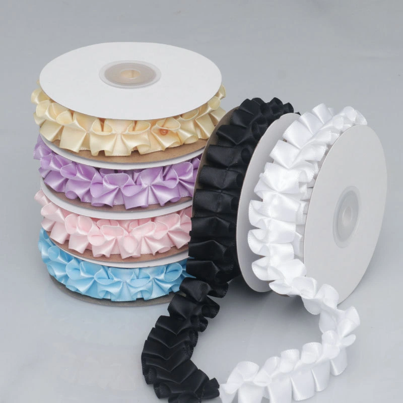 custom width pleated ribbon manufacturer
