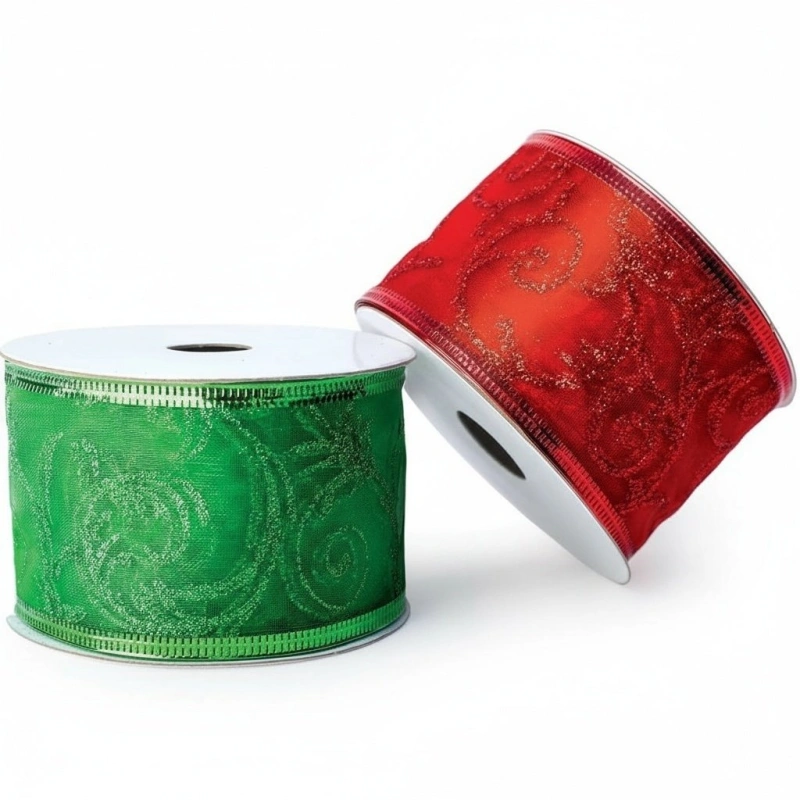 organza ribbon christmas tree